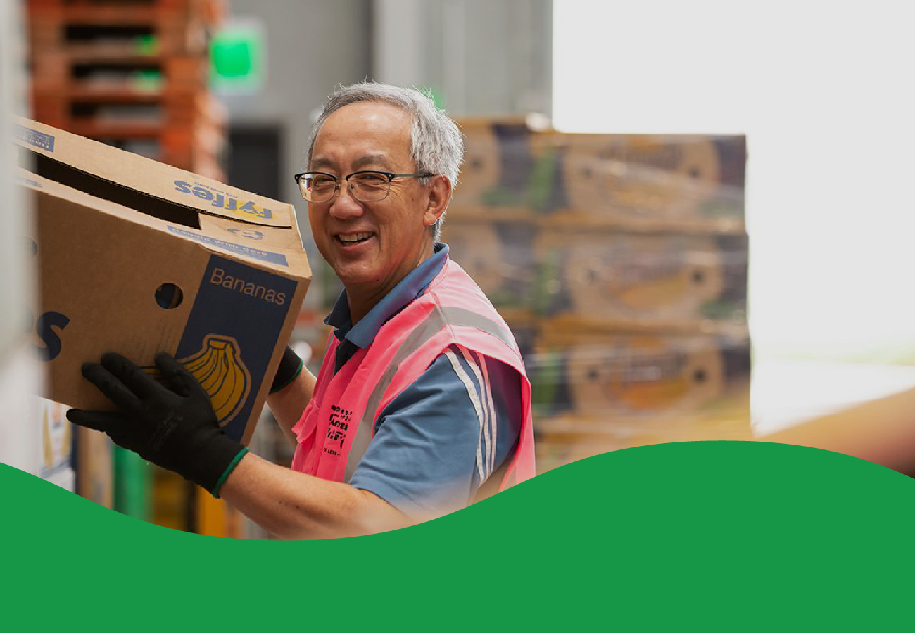 person packing food new zealand