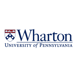 Wharton University of Pennsylvania logo.