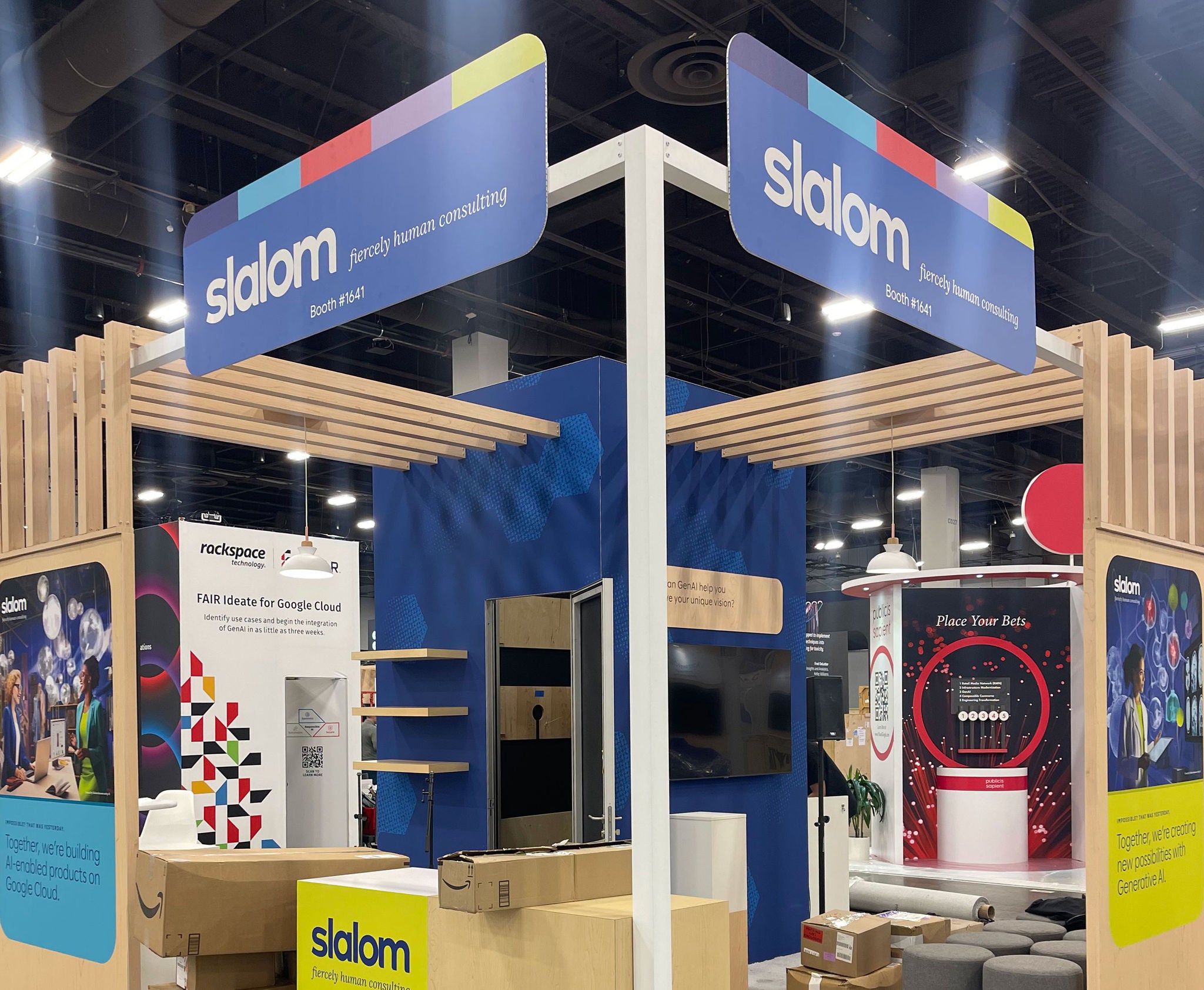 slalom booth google next