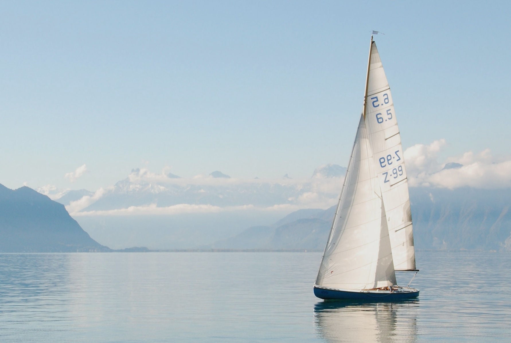 sailboat on the water ocean