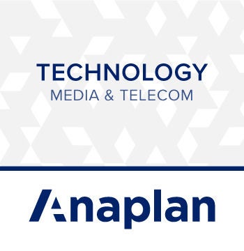 Anaplan recognization for Technology.