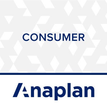 Anaplan recognization for Consumer.